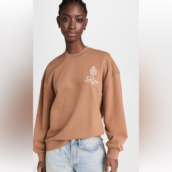 Frame x Ritz Paris Unisex Breakfast in Bed Sweatshirt - Picture 1 of 13